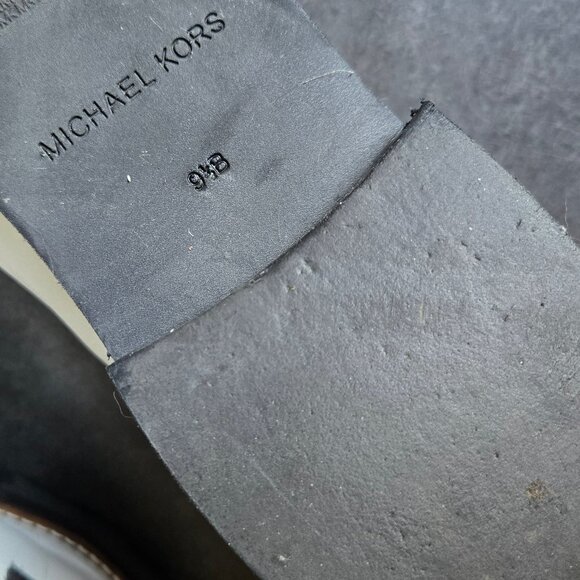 Michael Khors White Leather Loafers - Excellent Condition - Picture 9 of 9